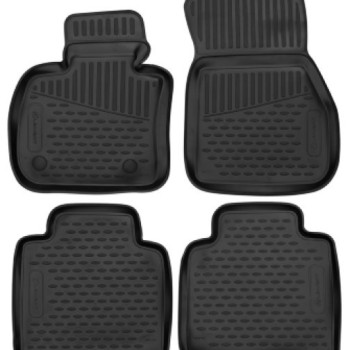 ΜΑΡΚΕ ΠΑΤΑΚΙΑ ΣΕ ΣΚΑΦΗ TPE ΛΑΣΤΙΧΟ ΓΙΑ BMW ΣΕΙΡΑ 2 GRAN TOURER F46 5D 2015+  ΣΕ ΜΑΥΡΟ ΧΡΩΜΑ NOVLINE - 4 ΤΕΜ.