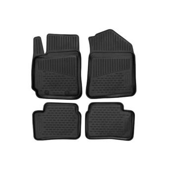 ΜΑΡΚΕ ΠΑΤΑΚΙΑ ΣΕ ΣΚΑΦΗ TPE ΛΑΣΤΙΧΟ ΓΙΑ HYUNDAI i10 5D 2016-2019  ΣΕ ΜΑΥΡΟ ΧΡΩΜΑ NOVLINE - 4 ΤΕΜ.