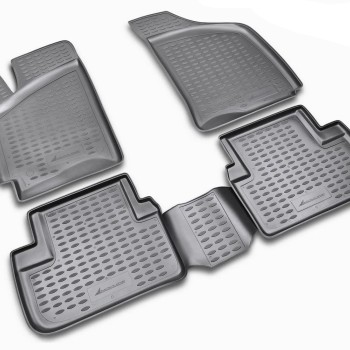 ΜΑΡΚΕ ΠΑΤΑΚΙΑ ΣΕ ΣΚΑΦΗ TPE ΛΑΣΤΙΧΟ ΓΙΑ VW TOURAN 5ΘΕΣΙΟ 11/2006+  ΣΕ ΜΑΥΡΟ ΧΡΩΜΑ NOVLINE - 4 ΤΕΜ.