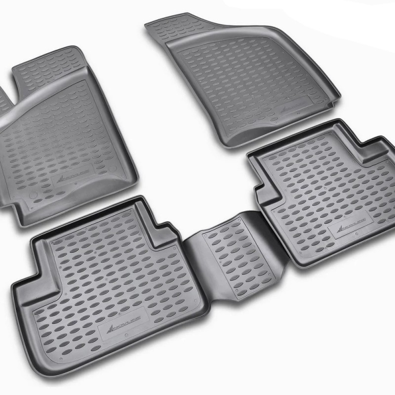 ΜΑΡΚΕ ΠΑΤΑΚΙΑ ΣΕ ΣΚΑΦΗ TPE ΛΑΣΤΙΧΟ ΓΙΑ VW TOURAN 5ΘΕΣΙΟ 11/2006+  ΣΕ ΜΑΥΡΟ ΧΡΩΜΑ NOVLINE - 4 ΤΕΜ.