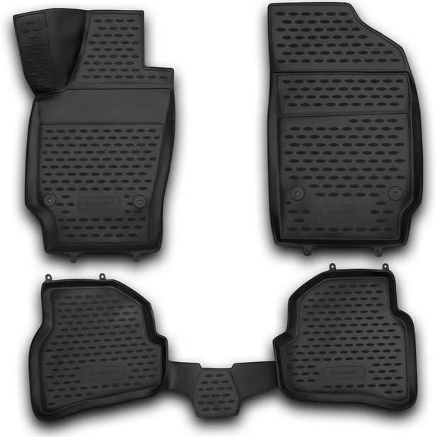 ΜΑΡΚΕ ΠΑΤΑΚΙΑ ΣΕ ΣΚΑΦΗ TPE ΛΑΣΤΙΧΟ ΓΙΑ VW POLO 3/5D 2009-2020   ΣΕ ΜΑΥΡΟ ΧΡΩΜΑ NOVLINE - 4 ΤΕΜ.