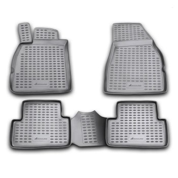 ΜΑΡΚΕ ΠΑΤΑΚΙΑ ΣΕ ΣΚΑΦΗ TPE ΛΑΣΤΙΧΟ ΓΙΑ RENAULT MEGANE II 10/2002-10/2008  ΣΕ ΜΑΥΡΟ ΧΡΩΜΑ NOVLINE - 4 ΤΕΜ.