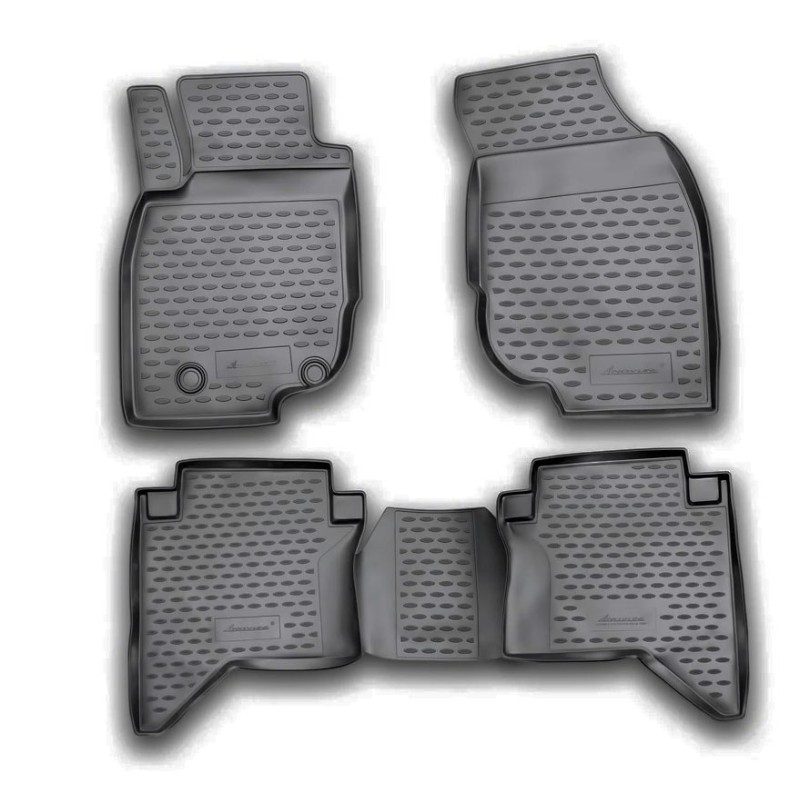 ΜΑΡΚΕ ΠΑΤΑΚΙΑ ΣΕ ΣΚΑΦΗ TPE ΛΑΣΤΙΧΟ ΓΙΑ TOYOTA HILUX 4D 2011-2015  ΣΕ ΜΑΥΡΟ ΧΡΩΜΑ NOVLINE - 4 ΤΕΜ.