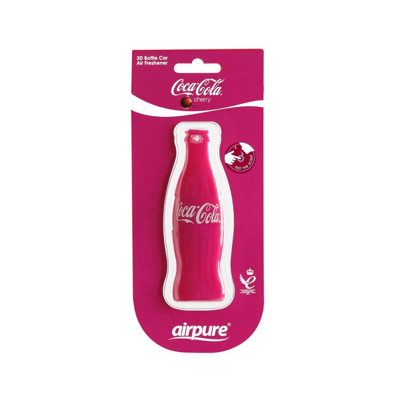ΑΡΩΜΑΤΙΚΑ ΚΡΕΜΑΣΤΑ 3D BOTTLE  ΣΕ ΣΧΕΔΙΟ ΜΠΟΥΚΑΛΙ COCA-COLA ΔΙΑΦΟΡΑ ΑΡΩΜΑΤΑ ΣΕ DISPLAY 12ΤΕΜ.