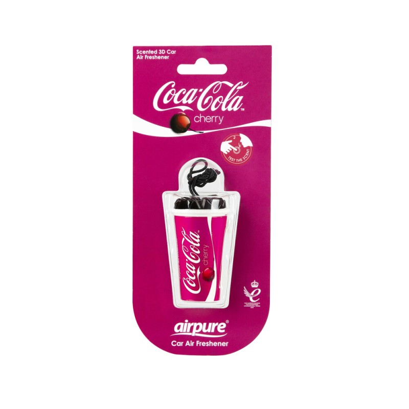 ΑΡΩΜΑΤΙΚΑ ΚΡΕΜΑΣΤΑ 3D CUP  ΣΕ ΣΧΕΔΙΟ ΠΟΤΗΡΙ COCA-COLA ΔΙΑΦΟΡΑ ΑΡΩΜΑΤΑ ΣΕ DISPLAY 12ΤΕΜ.