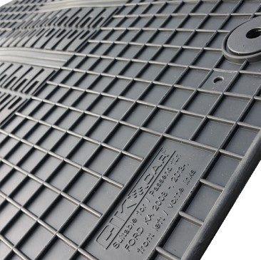 ΜΑΡΚΕ ΠΑΤΑΚΙΑ ΣΕ ΣΚΑΦΗ ΛΑΣΤΙΧΟ ΓΙΑ FORD KA 2008-2017 ΣΕ ΜΑΥΡΟ ΧΡΩΜΑ ΜΕ ΚΟΥΜΠΩΜΑΤΑ CIK - 4 ΤΕΜ.