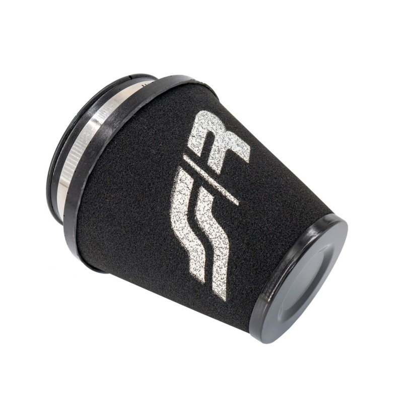 ΦΙΛΤΡΟΧΟΑΝΗ ΚΩΝΙΚΗ ΜΑΥΡΗ ME LOGO ΛΕΥΚΟ SIMONI ΜΕ 3 ΑΝΤΑΠΤΟΡΕΣ (60/65/70cm) SIMONI RACING - 1 TEM.