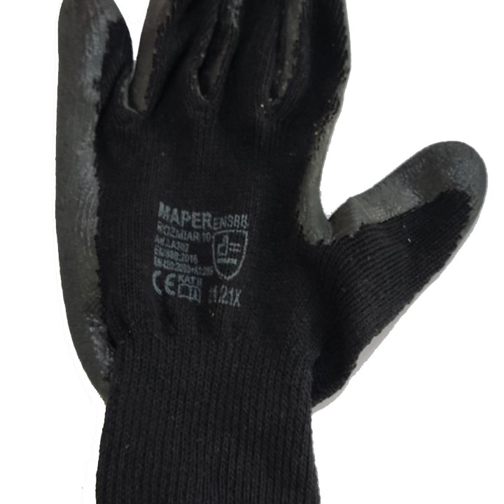 ΓΑΝΤΙΑ ΕΡΓΑΣΙΑΣ ΧΩΡΙΣ ΡΑΦΕΣ ΣΕ ΓΚΡΙ/ΜΑΥΡΟ ΧΡΩΜΑ AMiO - 1 ζευγάρι.