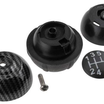 ΠΟΜΟΛΟ ΤΑΧΥΤΗΤΩΝ ΜΑΡΚΕ ΜΕ ΕΝΔΕΙΞΗ 5 ΤΑΧΥΤΗΤΩΝ CARBON LOOK ΓΙΑ FIAT 500 2007+ NTY - 1 τεμ.