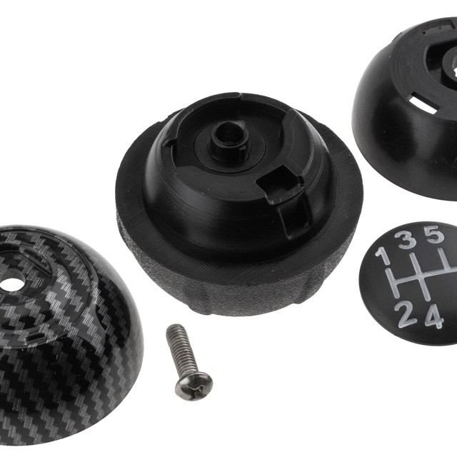 ΠΟΜΟΛΟ ΤΑΧΥΤΗΤΩΝ ΜΑΡΚΕ ΜΕ ΕΝΔΕΙΞΗ 5 ΤΑΧΥΤΗΤΩΝ CARBON LOOK ΓΙΑ FIAT 500 2007+ NTY - 1 τεμ.