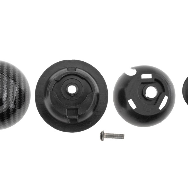 ΠΟΜΟΛΟ ΤΑΧΥΤΗΤΩΝ ΜΑΡΚΕ ΜΕ ΕΝΔΕΙΞΗ 5 ΤΑΧΥΤΗΤΩΝ CARBON LOOK ΓΙΑ FIAT 500 2007+ NTY - 1 τεμ.