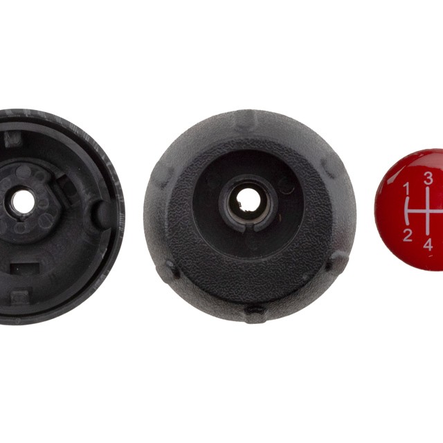 ΠΟΜΟΛΟ ΤΑΧΥΤΗΤΩΝ ΜΑΡΚΕ ΜΕ ΕΝΔΕΙΞΗ 6 ΤΑΧΥΤΗΤΩΝ ΣΕ ΚΟΚΚΙΝΟ-ΜΑΥΡΟ-ΚΑΡΜΠΟΝ ΧΡΩΜΑ ΓΙΑ FIAT 500 ABARTH 2007+ NTY - 1 ΤΕΜ.