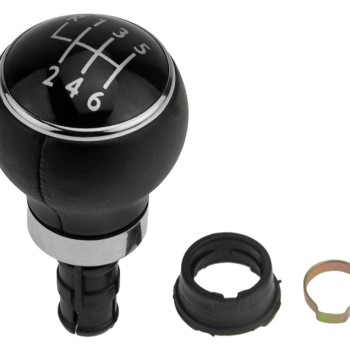 ΠΟΜΟΛΟ ΤΑΧΥΤΗΤΩΝ ΜΑΡΚΕ ΓΙΑ VW GOLF 5 2005+ / GOLF VI 2008+ GOLF PLUS 2005+ / JETTA 2006+ ΔΕΡΜΑΤΙΝΟ ΜΕ ΕΝΔΕΙΞΗ 6 ΤΑΧΥΤΗΤΩΝ