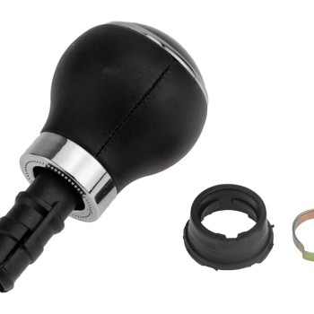 ΠΟΜΟΛΟ ΤΑΧΥΤΗΤΩΝ ΜΑΡΚΕ ΓΙΑ VW GOLF 5 2005+ / GOLF VI 2008+ GOLF PLUS 2005+ / JETTA 2006+ ΔΕΡΜΑΤΙΝΟ ΜΕ ΕΝΔΕΙΞΗ 6 ΤΑΧΥΤΗΤΩΝ