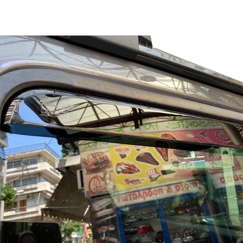 ΑΝΕΜΟΘΡΑΥΣΤΕΣ ΓΙΑ JEEP WRANGLER / GLADIATOR JL IV 5D 2019+ ΖΕΥΓΑΡΙ ΑΠΟ ΕΥΚΑΜΠΤΟ ΦΙΜΕ ΠΛΑΣΤΙΚΟ HEKO - 2 ΤΕΜ.