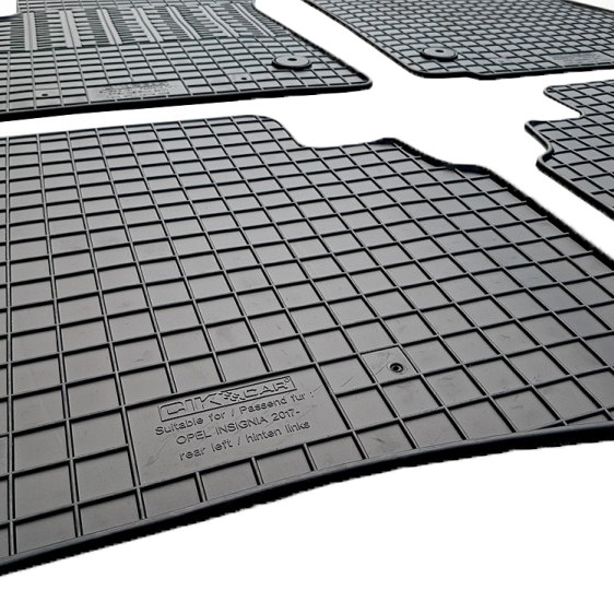 ΜΑΡΚΕ ΠΑΤΑΚΙΑ ΣΕ ΣΚΑΦΗ ΛΑΣΤΙΧΟ ΓΙΑ OPEL INSIGNIA B 2017+ ΣΕ ΜΑΥΡΟ ΧΡΩΜΑ ΜΕ ΚΟΥΜΠΩΜΑΤΑ CIK - 4 ΤΕΜ.