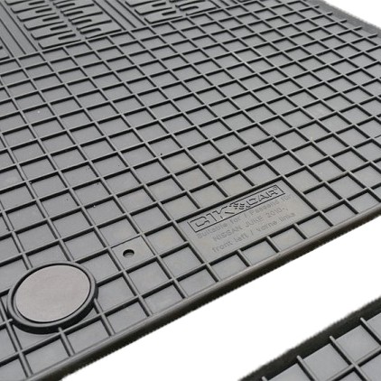 ΜΑΡΚΕ ΠΑΤΑΚΙΑ ΣΕ ΣΚΑΦΗ ΛΑΣΤΙΧΟ ΓΙΑ NISSAN JUKE 2010-2019 ΣΕ ΜΑΥΡΟ ΧΡΩΜΑ ΜΕ ΚΟΥΜΠΩΜΑΤΑ CIK - 4 ΤΕΜ.