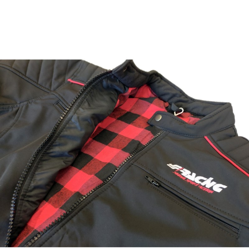 ΜΠΟΥΦΑΝ/ΤΖΑΚΕΤ ΑΔΙΑΒΡΟΧΟ SIMONI RACING ΜΑΥΡΟ/ΚΟΚΚΙΝΟ XL SIMONI RACING - 1 TEM.