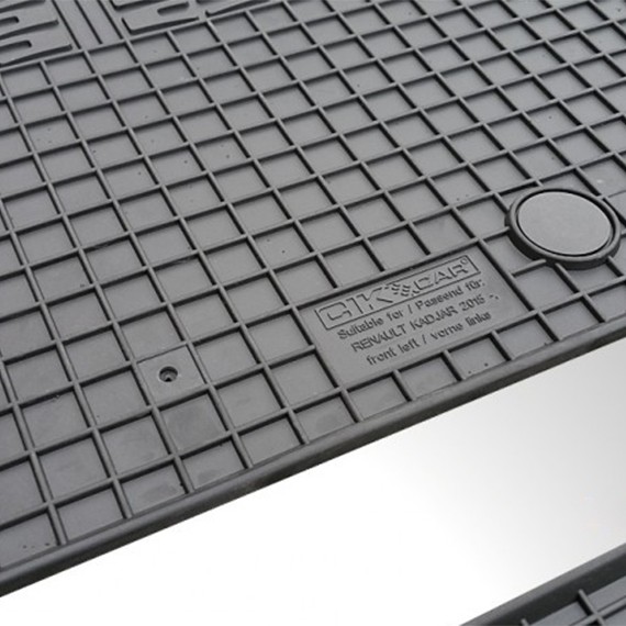 ΜΑΡΚΕ ΠΑΤΑΚΙΑ ΣΕ ΣΚΑΦΗ ΛΑΣΤΙΧΟ ΓΙΑ RENAULT KADJAR 2015+ ΣΕ ΜΑΥΡΟ ΧΡΩΜΑ ΜΕ ΚΟΥΜΠΩΜΑΤΑ CIK - 4 ΤΕΜ.