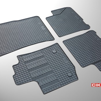 ΜΑΡΚΕ ΠΑΤΑΚΙΑ ΣΕ ΣΚΑΦΗ ΛΑΣΤΙΧΟ ΓΙΑ DACIA DOKKER 2012-2021 / DACIA LODGY 2012+ ΣΕ ΜΑΥΡΟ ΧΡΩΜΑ ΜΕ ΚΟΥΜΠΩΜΑΤΑ CIK - 4 ΤΕΜ.