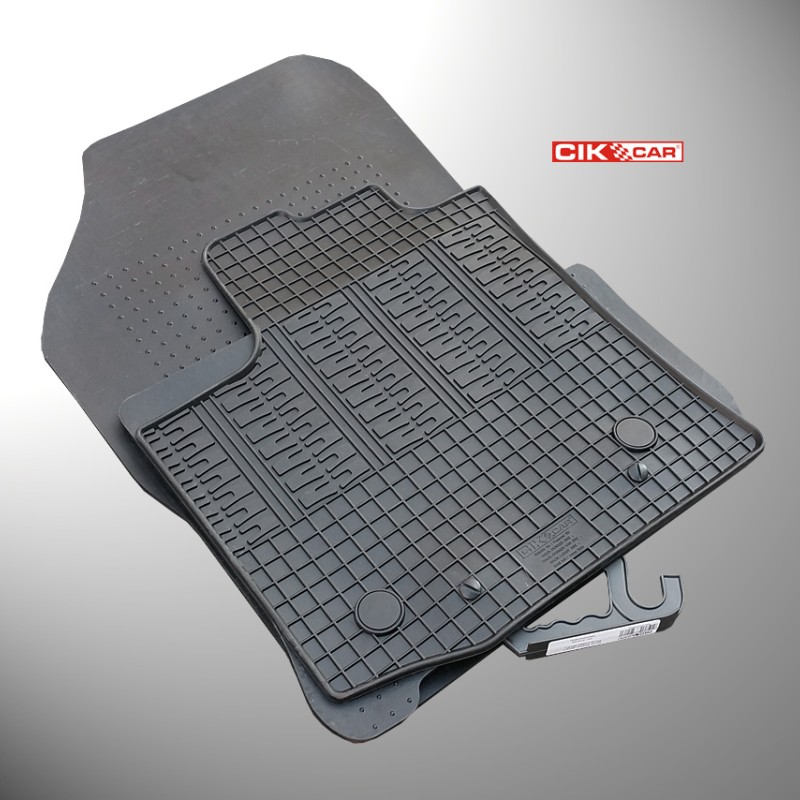 ΜΑΡΚΕ ΠΑΤΑΚΙΑ ΣΕ ΣΚΑΦΗ ΛΑΣΤΙΧΟ ΓΙΑ DACIA DOKKER 2012-2021 / DACIA LODGY 2012+ ΣΕ ΜΑΥΡΟ ΧΡΩΜΑ ΜΕ ΚΟΥΜΠΩΜΑΤΑ CIK - 4 ΤΕΜ.