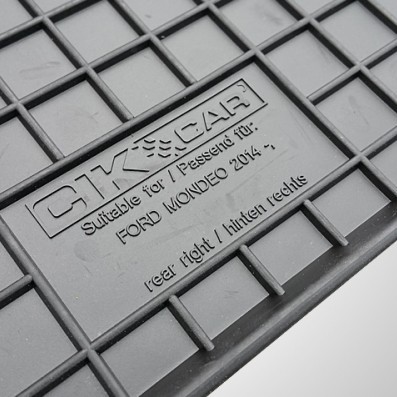 ΜΑΡΚΕ ΠΑΤΑΚΙΑ ΣΕ ΣΚΑΦΗ ΛΑΣΤΙΧΟ ΓΙΑ FORD MONDEO 2014+ CIK (ΜΕ ΚΟΥΜΠΩΜΑΤΑ) - 4 ΤΕΜ.