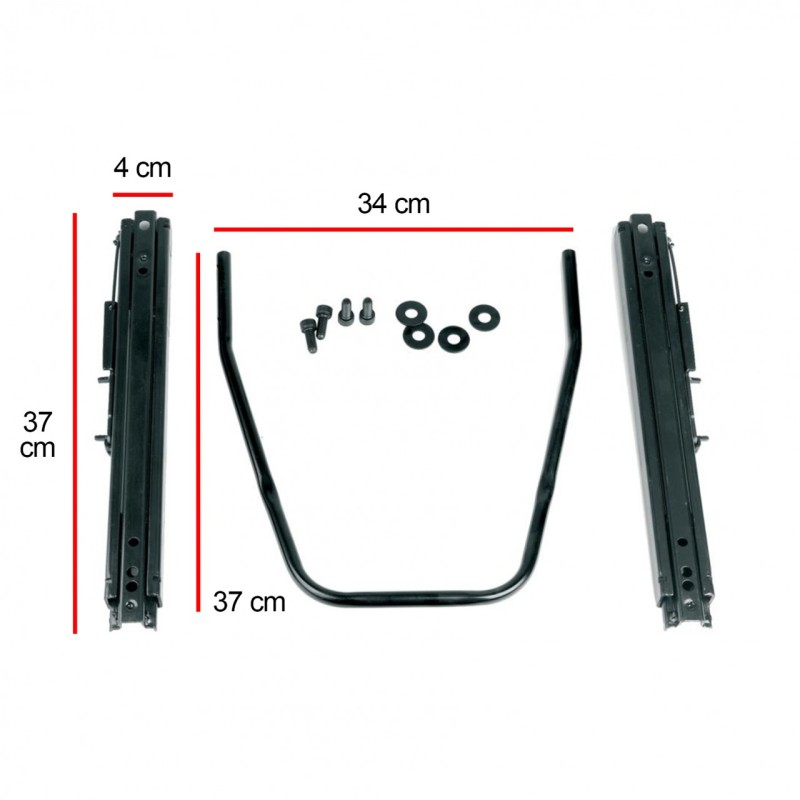 ΣΙΔΗΡΟΔΡΟΜΟΣ ΔΙΠΛΟΣ ΚΑΘΙΣΜΑΤΩΝ UNIVERSAL KIT  SIMONI RACING - 1ΤΕΜ
