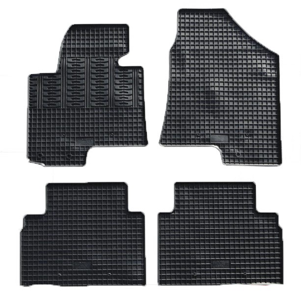 ΜΑΡΚΕ ΠΑΤΑΚΙΑ ΣΕ ΣΚΑΦΗ ΛΑΣΤΙΧΟ ΓΙΑ HYUNDAI IX 35 2009-2015 / KIA SPORTAGE 2010-2016 ΣΕ ΜΑΥΡΟ ΧΡΩΜΑ ΜΕ ΚΟΥΜΠΩΜΑΤΑ CIK - 4 ΤΕΜ.