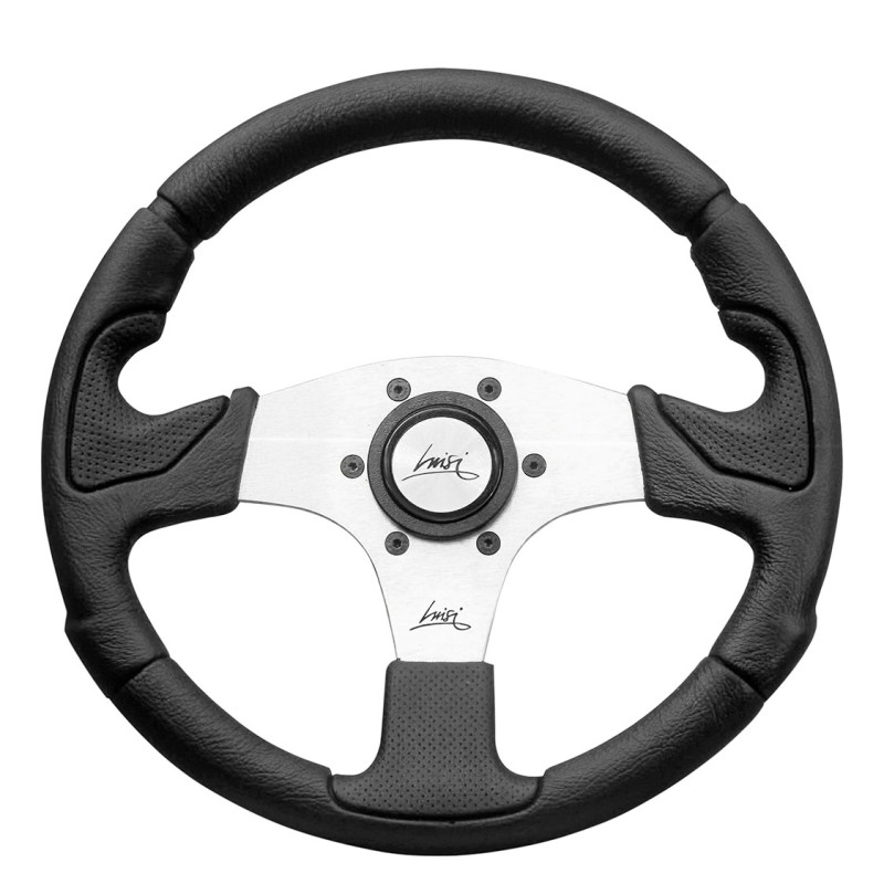 ΤΙΜΟΝΙ KOBRA 320mm ΤΡΙΑΚΤΙΝΟ ΜΑΥΡΟ LUISI