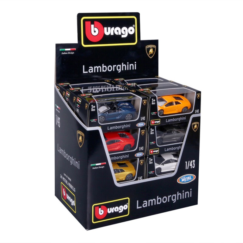 ΜΙΝΙΑΤΟΥΡΕΣ LAMBORGHINI 1:43 BURAGO LAMPA - 24 ΤΕΜ.