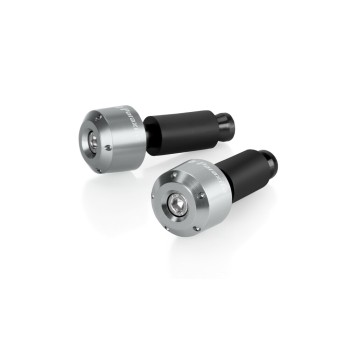 ΑΝΤΙΒΑΡΑ ΤΙΜΟΝΙΟΥ MOTO ΣΕ ΑΣΗΜΙ ΧΡΩΜΑ ΜΕ 3 ΑΝΤΑΠΤΟΡΕΣ ΔΙΑΜΕΤΡΟΥ 14>19,5mm PARAXITE - 2 ΤΕΜ.