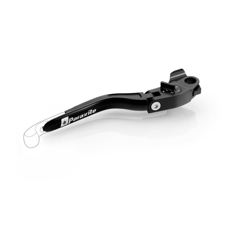 ΜΑΝΕΤΑ ΦΡΕΝΟΥ MOTO STREET ΡΥΘΜΙΖΟΜΕΝΗ ΣΠΑΣΤΗ ΑΛΟΥΜΙΝΙΟΥ ΓΙΑ DUCATI ΣΕ ΜΑΥΡΟ ΧΡΩΜΑ ΜΕ ΥΠΟΔΟΧΗ ΑΚΡΟΥ PARAXITE - 1 ΤΕΜ.