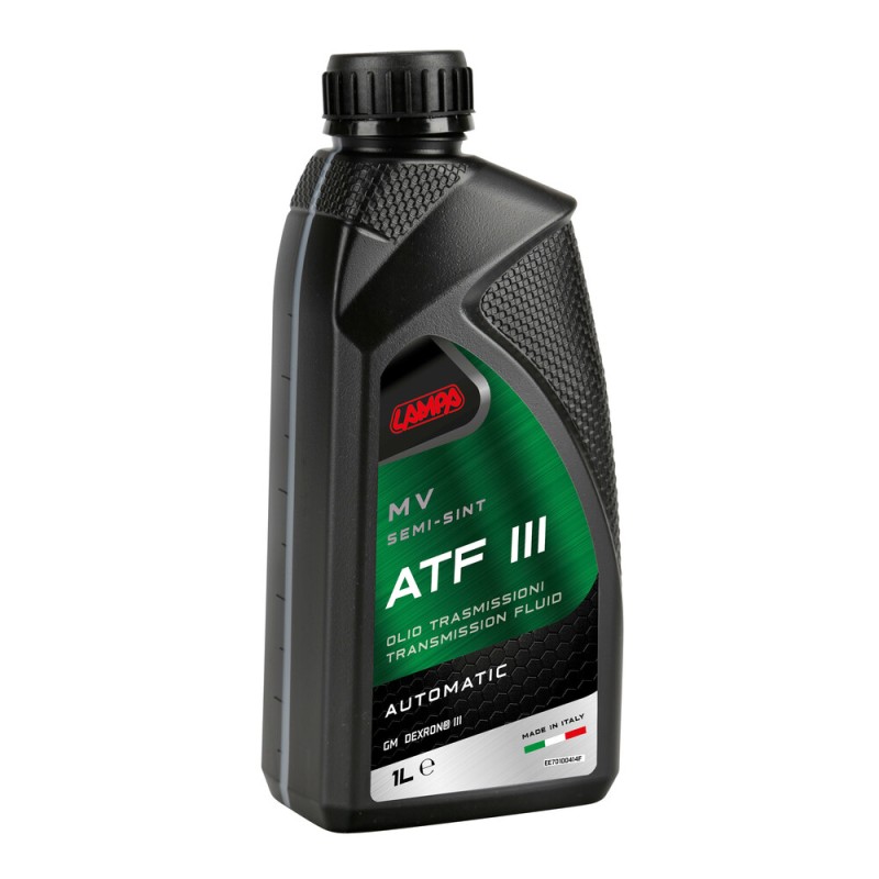 ΛΑΔΙ (ΛΙΠΑΝΤΙΚΟ ΥΓΡΟ) ΑΥΤΟΜΑΤΟΥ ΚΙΒΩΤΙΟΥ ΤΑΧΥΤΗΤΩΝ ΗΜΙΣΥΝΘΕΤΙΚΗ MV SEMI-SINT ATF III 1LT LAMPA - 1 ΤΕΜ.