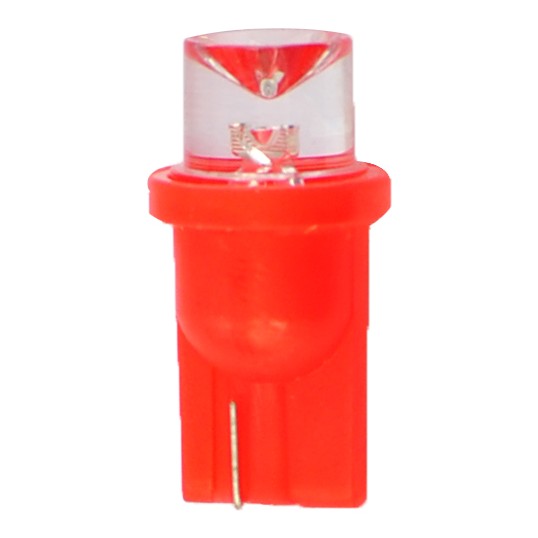 T10 W5W 12V W2,1x9,5d LED 1xFlux 8mm ΚΟΚΚΙΝΟ ΔΙΑΘΛΑΣΗΣ (ΚΑΡΦΩΤΟ ΑΚΑΛΥΚΟ) 1ΤΕΜ. M-TECH