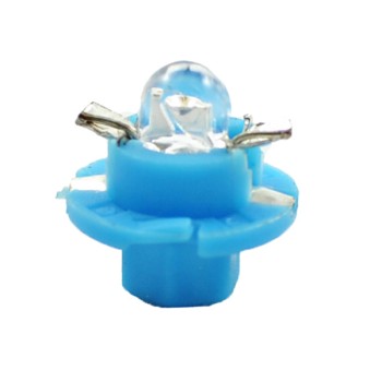 BAX 12V B8,4d 0,2W LED 1xFLUX 5mm ΜΠΛΕ 1ΤΕΜ.
