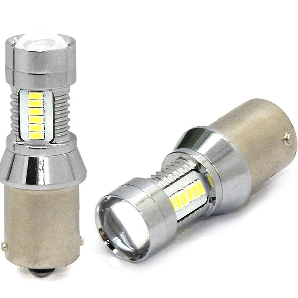 P21W 12V BA15s LED 21xSMD3014 ΛΕΥΚΟ (ΜΟΝΟΠΟΛΙΚΟ) 1ΤΕΜ.