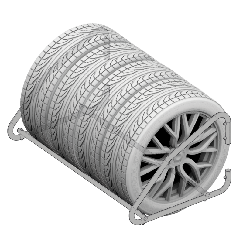 ΒΑΣΗ ΤΟΙΧΟΥ/ ΣΤΗΡΙΓΜΑΤΑ ΕΛΑΣΤΙΚΩΝ/ΖΑΝΤΩΝ XL 150kg MAX 128x75x56cm Φ3,2cm ΜΕ ΚΙΤ ΤΟΠΟΘΕΤΗΣΗΣ LAMPA - 1 ΤΕΜ.