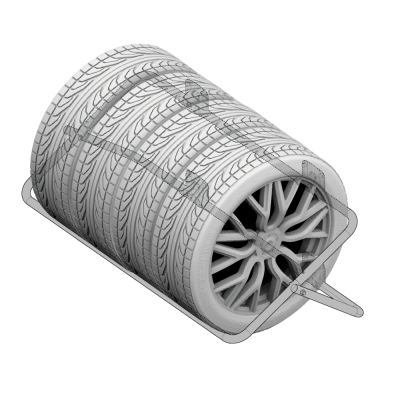 ΒΑΣΗ ΤΟΙΧΟΥ/ΣΤΗΡΙΓΜΑΤΑ ΕΛΑΣΤΙΚΩΝ/ΖΑΝΤΩΝ XL ΠΤΥΣΣΟΜΕΝΟ 150kg MAX 147,5cm Φ3,2cm LAMPA - 1 ΤΕΜ.