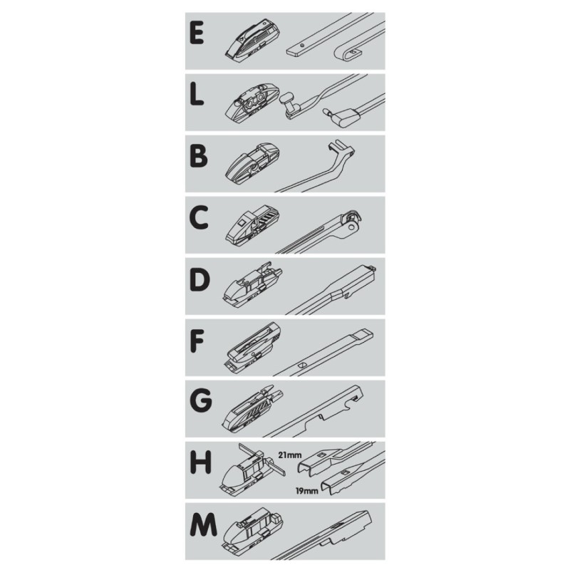 ΥΑΛΟΚΑΘΑΡΙΣΤΗΡΑΣ SKYLON MULTI-FIT SYSTEM 75cm (29 INCH) -1ΤΕΜ.