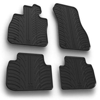 ΜΑΡΚΕ ΠΑΤΑΚΙΑ ΣΕ ΣΚΑΦΗ ΛΑΣΤΙΧΟ ΓΙΑ BMW ΣΕΙΡΑ 1 F40 07/2019+/ΣΕΙΡΑ 1 F70 06/24+ SUMISURA ΣΕ ΜΑΥΡΟ ΧΡΩΜΑ ME ΚΟΥΜΠΩΜΑΤΑ LAMPA - 4 ΤΕΜ.