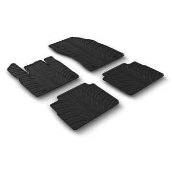 ΜΑΡΚΕ ΠΑΤΑΚΙΑ ΣΕ ΣΚΑΦΗ ΛΑΣΤΙΧΟ ΓΙΑ NISSAN X-TRAIL 10/2022+ ΥΒΡΙΔΙΚΟ/ΑΥΤΟΜΑΤΟ (HYBRID/ AUTOMATIC) SUMISURA ΣΕ ΜΑΥΡΟ ΧΡΩΜΑ ME ΚΟΥΜΠΩΜΑΤΑ LAMPA - 4 ΤΕΜ.