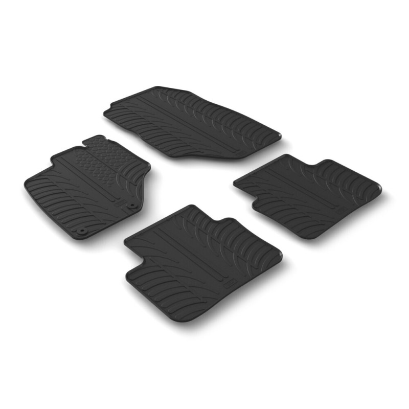 ΠΑΤΑΚΙΑ SUMISURA ΛΑΣΤΙΧΟ ΣΕ ΜΑΥΡΟ ΧΡΩΜΑ ME ΚΟΥΜΠΩΜΑΤΑ ΓΙΑ PEUGEOT 5008 5D ΑΥΤΟΜΑΤΟ 09/2024+ LAMPA - 4 ΤΕΜ.​