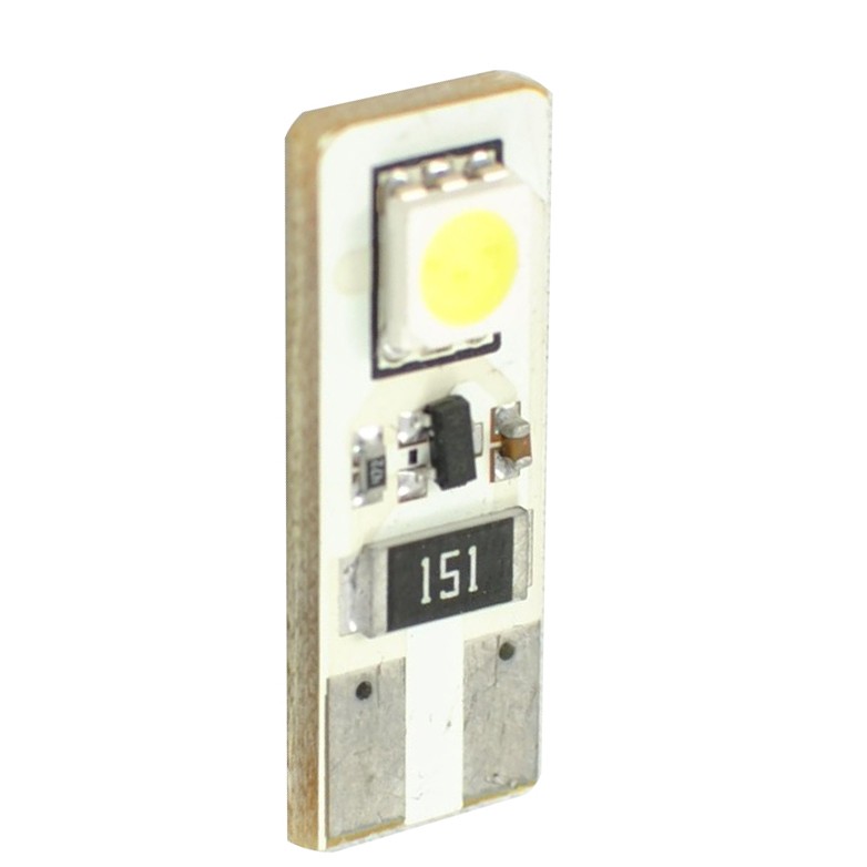 T10 W5W 12V W2,1x9,5d LED 2xSMD5050 ΛΕΥΚΟ (ΚΑΡΦΩΤΟ CAN-BUS) 1ΤΕΜ. M-TECH