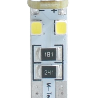 T10 W5W 12V W2,1x9,5d LED 8xSMD3528 ΛΕΥΚΟ (ΚΑΡΦΩΤΟ CAN-BUS) 1ΤΕΜ. M-TECH