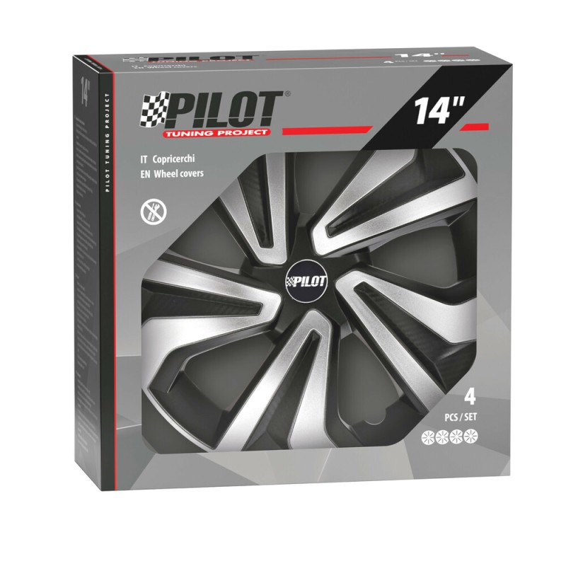 ΤΑΣΙΑ 14'' VORTEXX ΜΑΥΡΑ/ΑΣΗΜΙ ΣΕΤ