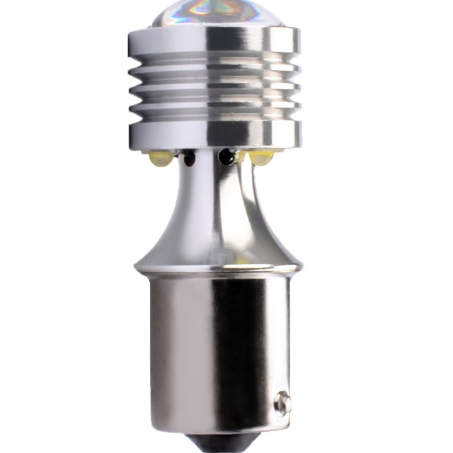 P21W 12V BA15s LED 4xCREE PREMIUM ΛΕΥΚΟ (ΜΟΝΟΠΟΛΙΚΟ) 1ΤΕΜ. M-TECH