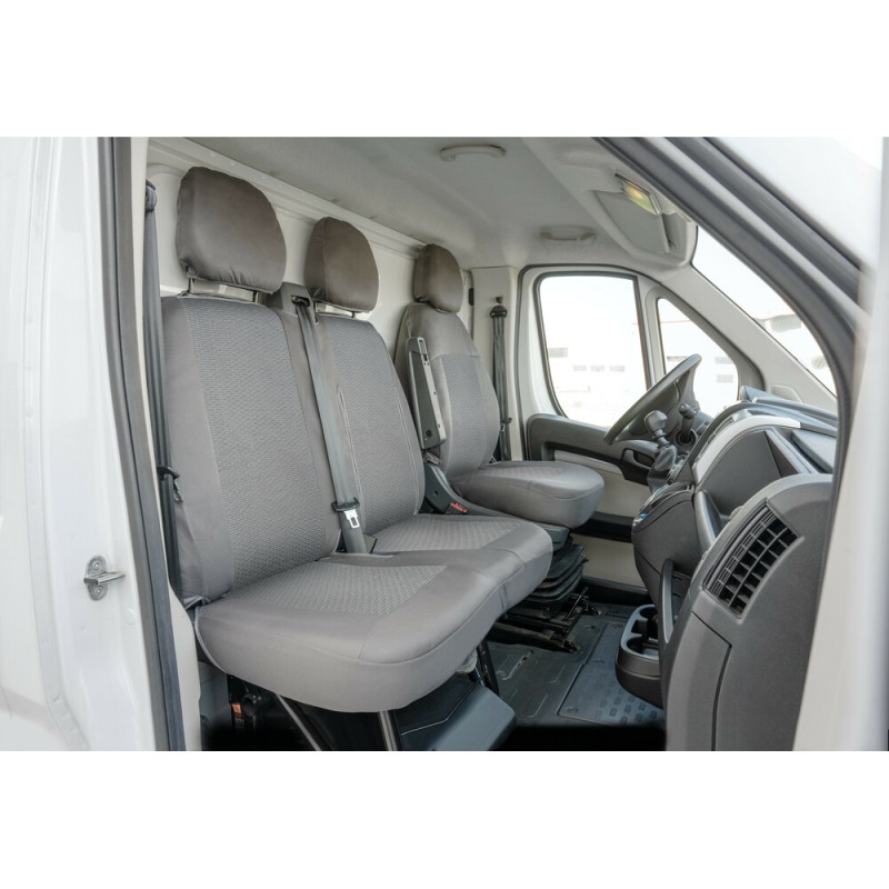 ΚΑΛΥΜΜΑΤΑ ΚΑΘΙΣΜΑΤΩΝ ΚΑΙ ΠΡΟΣΚΕΦΑΛΑ ΓΙΑ 3 ΣΕΙΡΕΣ ΘΕΣΕΩΝ ΣΕ ΓΚΡΙ ΣΚΟΥΡΟ ΧΡΩΜΑ SEDILI SET MEDIUM LAMPA - 1 ΤΕΜ.