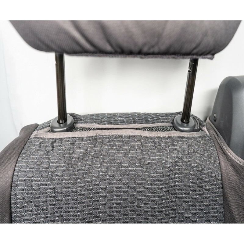 ΚΑΛΥΜΜΑΤΑ ΚΑΘΙΣΜΑΤΩΝ ΚΑΙ ΠΡΟΣΚΕΦΑΛΑ ΓΙΑ 3 ΣΕΙΡΕΣ ΘΕΣΕΩΝ ΣΕ ΓΚΡΙ ΣΚΟΥΡΟ ΧΡΩΜΑ SEDILI SET LARGE / MEDIUM LAMPA - 1 ΤΕΜ.