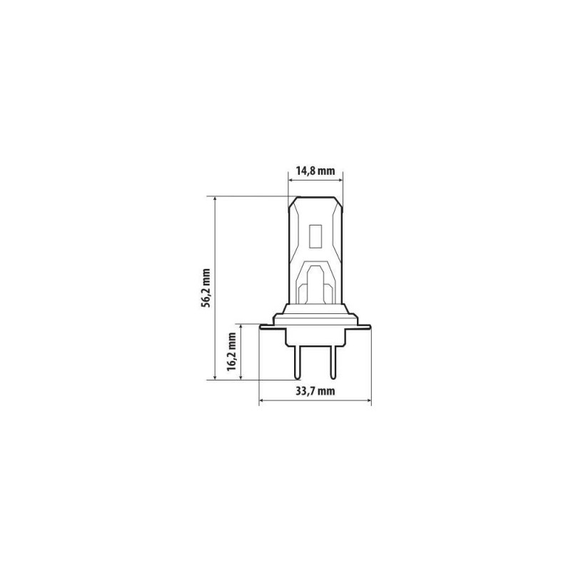 ΛΑΜΠΑ LED H7 12V PX26d 22W 2000lm/1350lm 6.500K HALO LED QUICK-FIT CYBER SERIES LAMPA - 1 ΤΕΜ