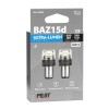 P21/4W 12V BAZ15d 680/150lm+390/140lm 6.500K ΔΙΠΛΗΣ ΠΟΛΙΚΟΤΗΤΑΣ LED CAN-BUS ULTRA-LUMEN SERIES 2ΤΕΜ.